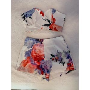 White Two-Piece Fashion Nova Set